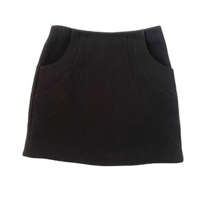 & Other Stories Black Mini Skirt
